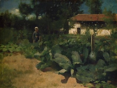 A French Kitchen Garden by William Edward Stott